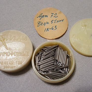 Иглы патефона. 2 коробки