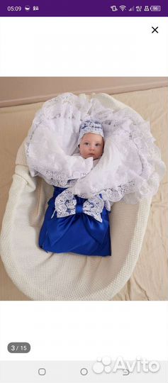 Конверт на выписку для мальчика весна осень