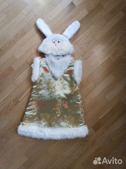 Костюм зайчика с платьем 2-5 лет