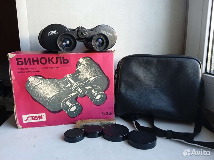 Бинокль sotem Сотем бпц 7х35 Россия 1993 год