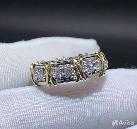 Кольцо Tiffany & Co. Schlumberger из золота 1,2 ct