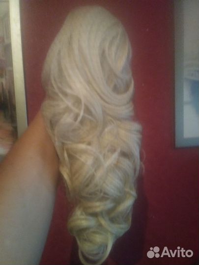 Хвост-шиньон на заколке краб новый