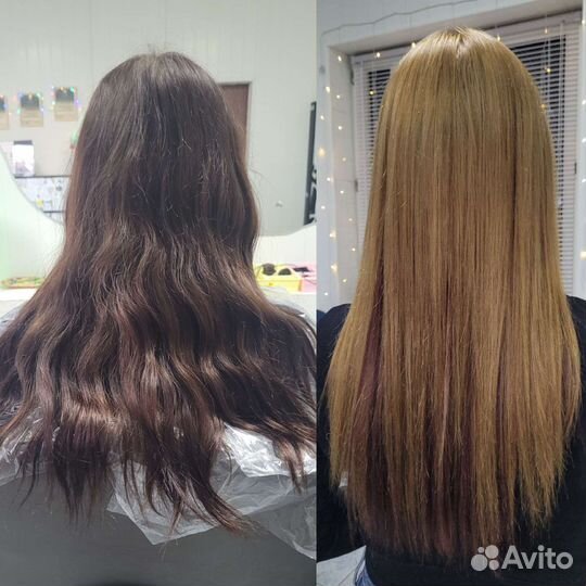 Окрашивание в один тон