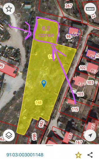 Участок 6 сот. (СНТ, ДНП)