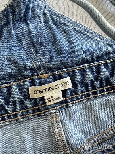 Комбинезон шорты джинсовый