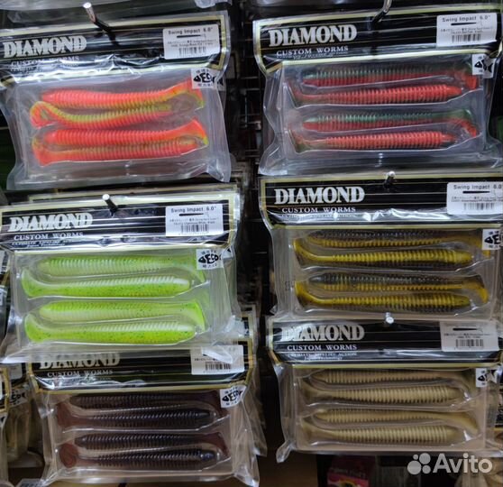 Силиконовые приманки Keitech Swing impact 6