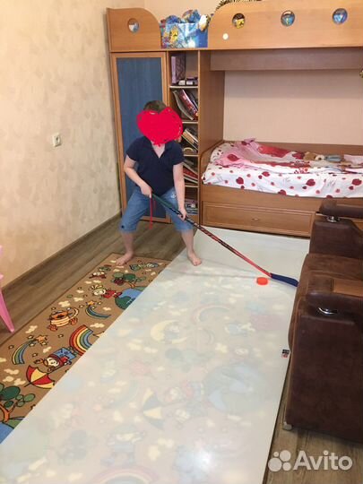 Искусственный лед для хоккея шайба дриблинга