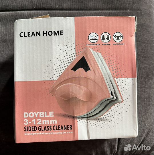 Магнитная щетка для мытья окон