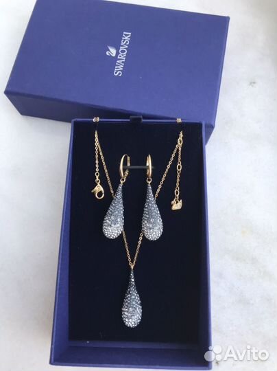 Серьги Swarovski оригинал серьги Капля