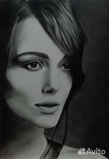 Портрет по фото карандашом