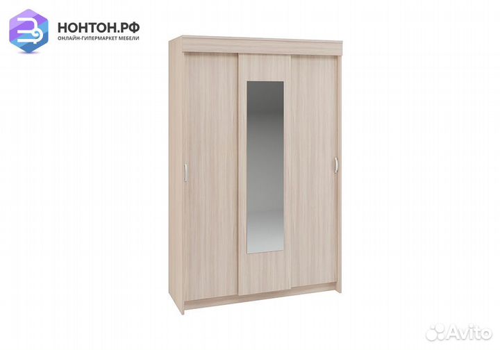 Шкаф-купе Бассо ясень шимо светлый