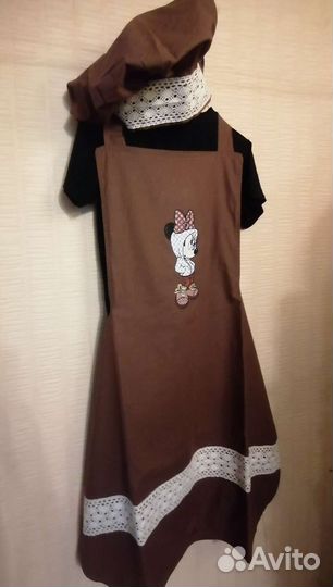 Комплект фартук и колпак