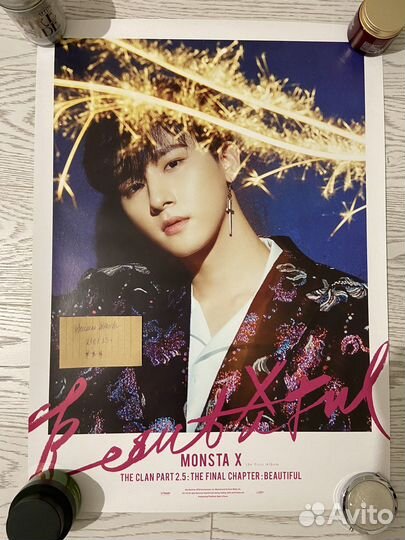 Официальные плакаты Monsta X Beautiful