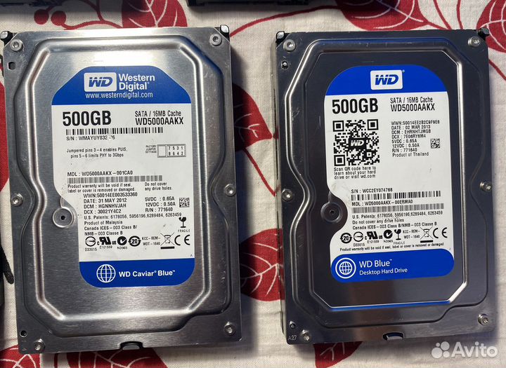 Жесткий диск hdd SATA 500гб