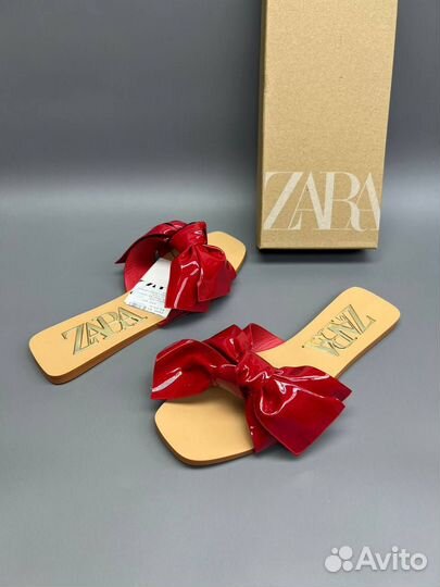 Шлепки zara