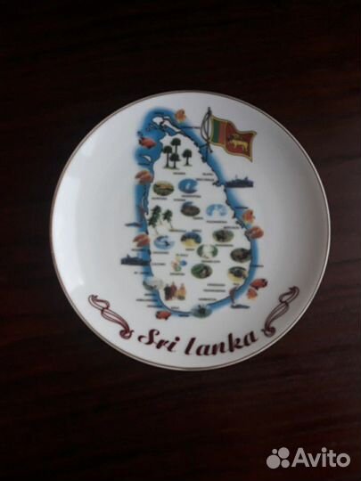 Тарелки сувенирные Италия, Испания, Египет, Шри Ла
