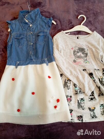 Платья пакетом на девочку 104 110