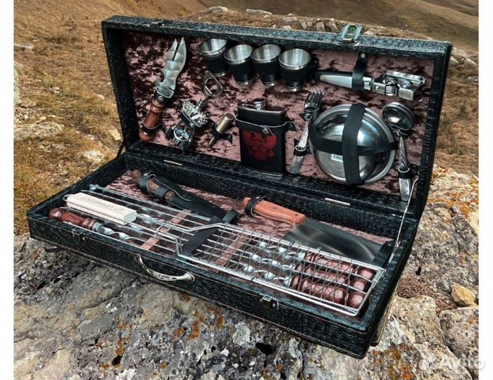 Набор шампуров элитный 