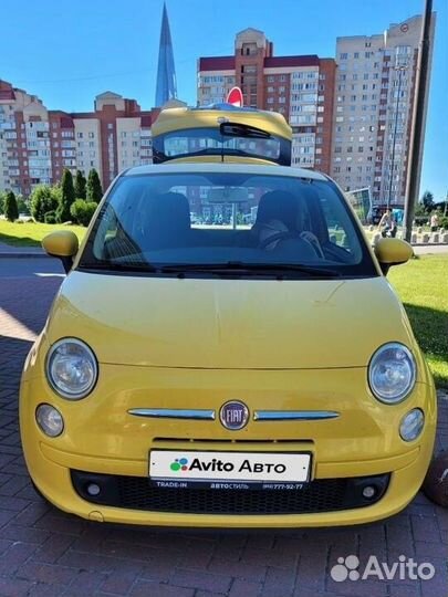 FIAT 500 1.2 AMT, 2012, 155 600 км
