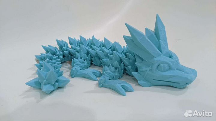 Дракон кристалл мини 3d печать