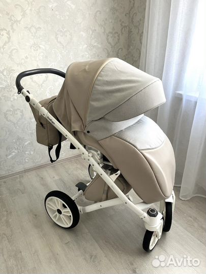 Коляска 2 в 1 эко кожа