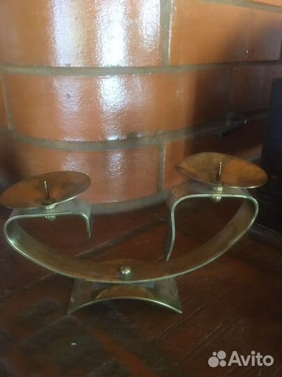 Подсвечник двойной СССР