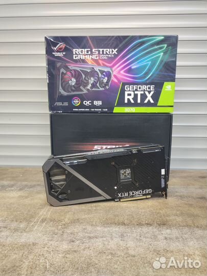 Видеокарта GeForce RTX 3070 asus ROG-strix-RTX3070