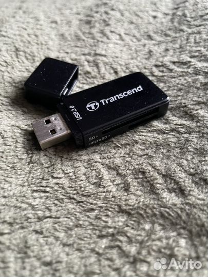 Картридер transcend usb SD/Microsd