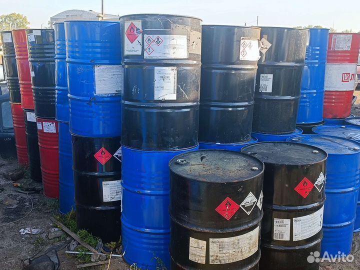 Бочка металлическая железная бу 200л