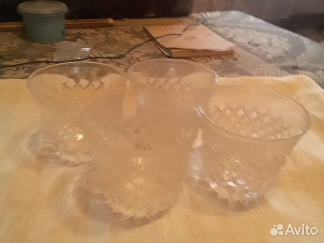 Хрустальные бокалы.Торг