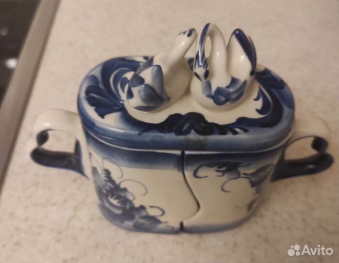 Мелкая гжель