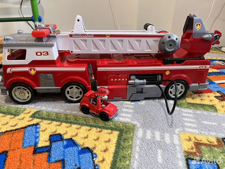 Большая пожарная машина щенячий патруль