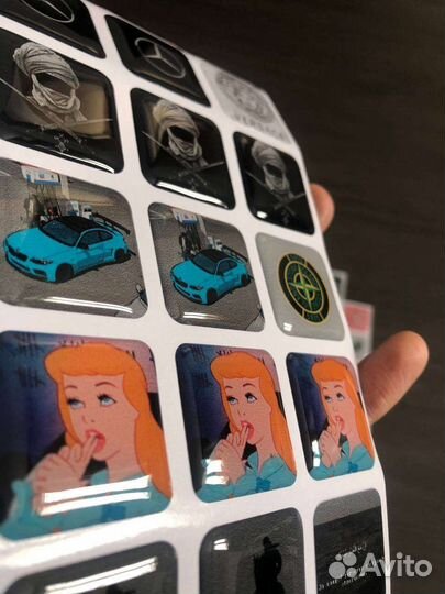 3d стикеры на телефон оптом