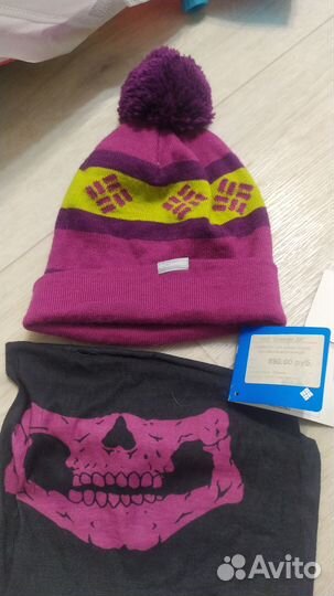 Шапка коламбия и снуд в подаррк