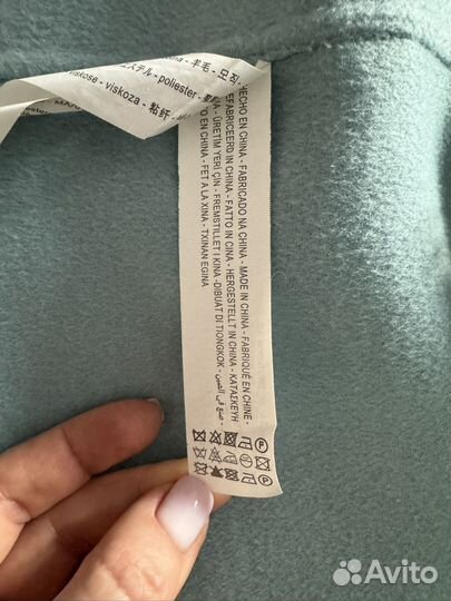 Пальто zara шерсть