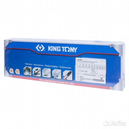 Набор торцевых головок king tony 4012SR