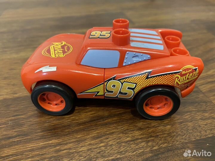 Молния маккуин тачки lego mega blocks