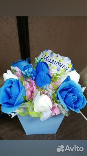 Цветы и букеты из мыльно-пенных роз и не только