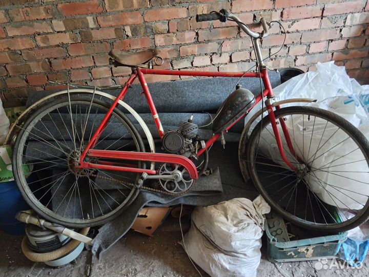 Вело мопед дырчик СССР
