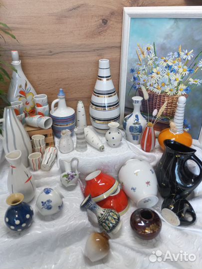 Штоф.Вазы. Графин.ссср в коллекцию