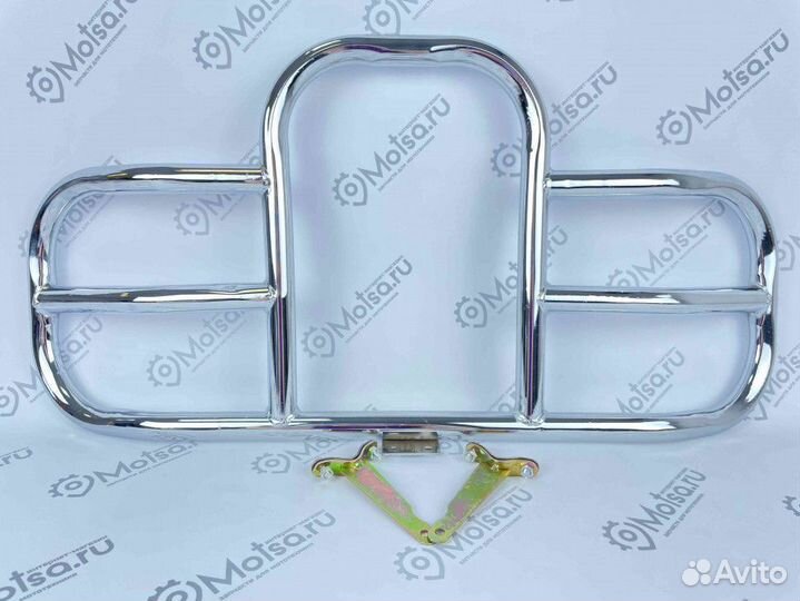 Дуга безопасности мопед Альфа Хром с крепежами