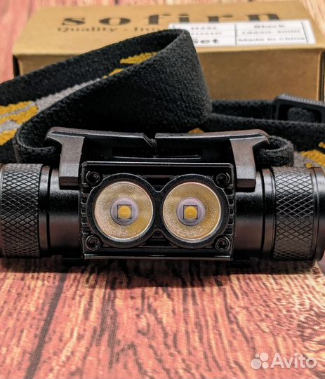 Налобный фонарь Sofirn H25L + АКБ 3000mAh