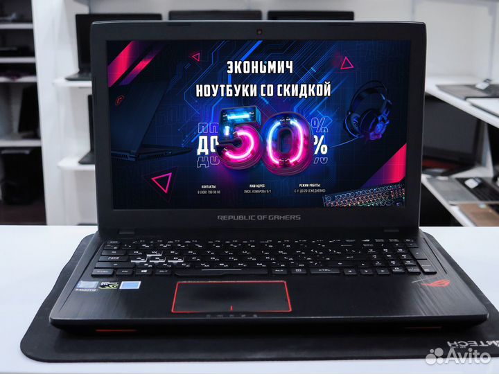 Ноутбук Asus Rog i7 /GTX 1060 / 12GB + Гарантия