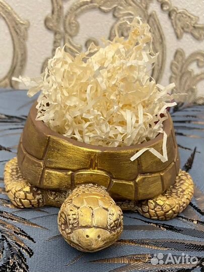 Кашпо фигурка из гипса и бетона