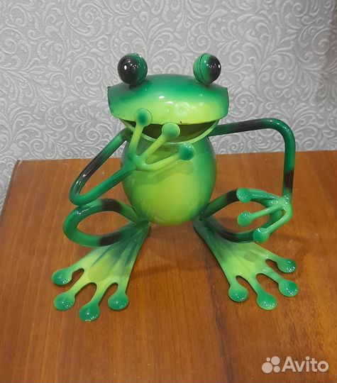 Статуэтка из металла Лягушка