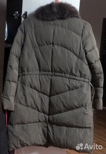Пуховик Италия натуральный пух и песец