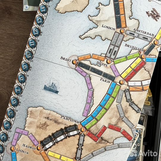 Игра Ticket to ride Европа с дополнением