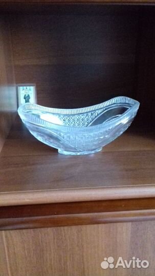 Салатница хрусталь