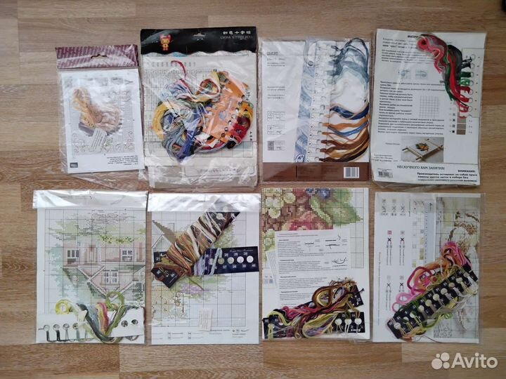 Вышивка. Схемы с остатками ниток