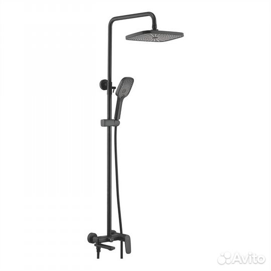 Душевая система Shevanik S8536H, черный